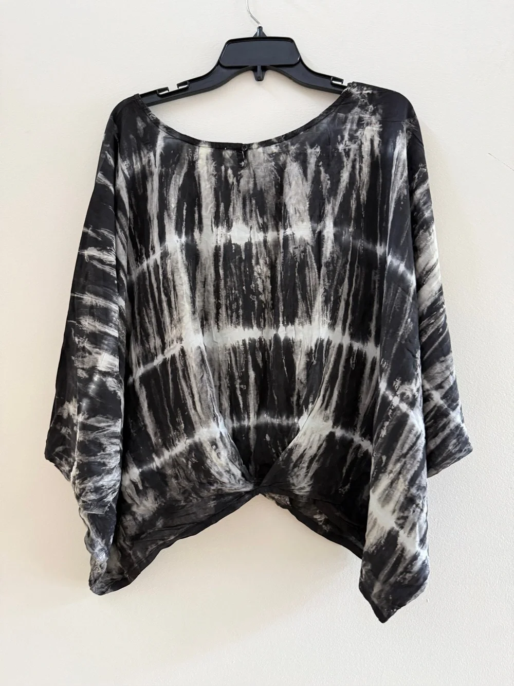 STYLEPARK1 Tie-Dye Tunic Top and Wide Leg Smocked Waist Pants One Size